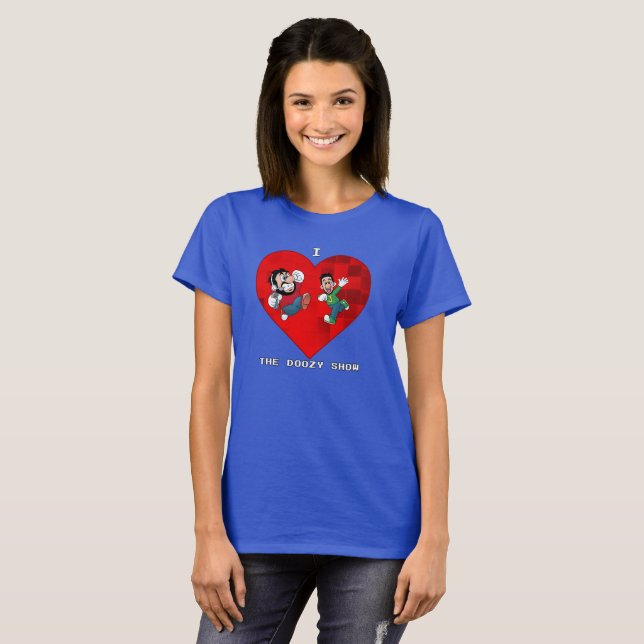 Camiseta I corazón la demostración de Doozy (Anverso completo)
