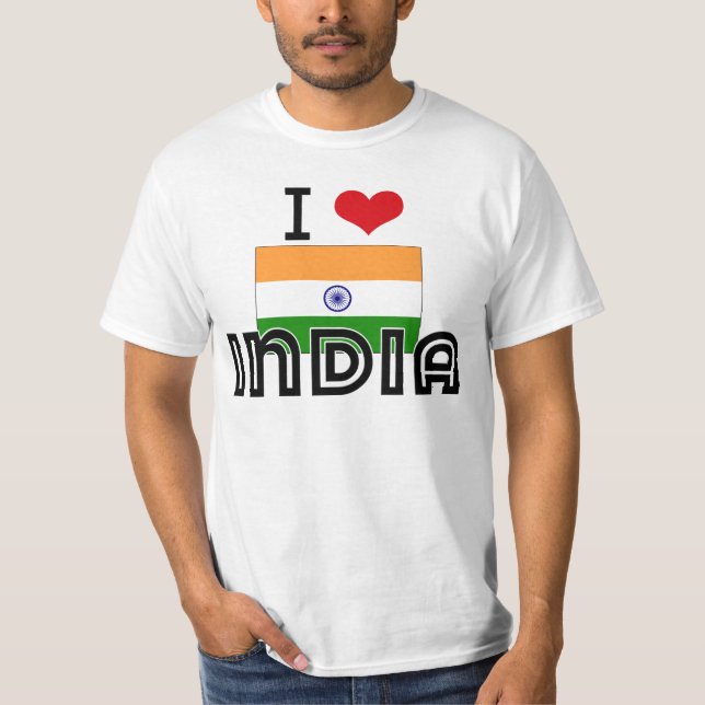CAMISETA I CORAZÓN LA INDIA (Anverso)