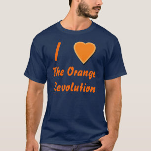 Camiseta I (corazón) la revolución anaranjada