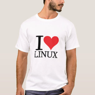 Camiseta I corazón Linux
