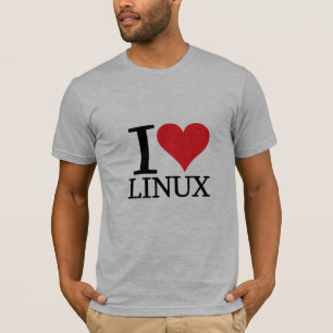 Camiseta I corazón Linux