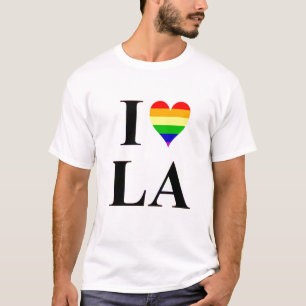 Camiseta I corazón Los Ángeles California del gay