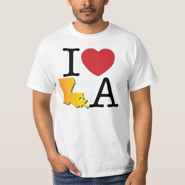 Camiseta I corazón Luisiana (Anverso)