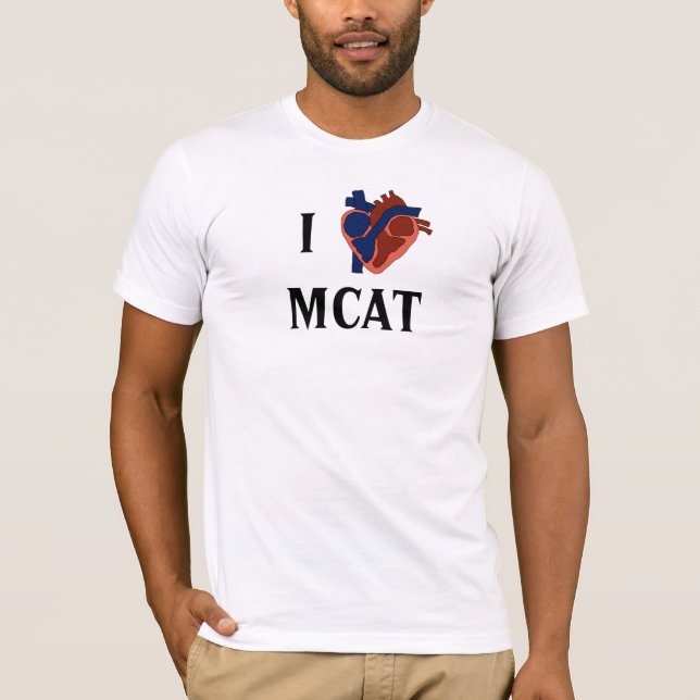 Camiseta I corazón MCAT (Anverso)