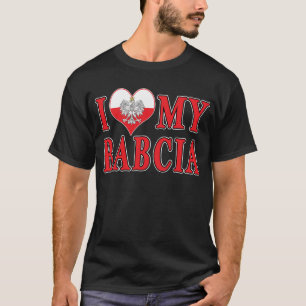 Camiseta I corazón mi Babcia