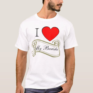 Camiseta I corazón mi Barista