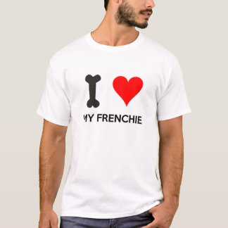 Camiseta I corazón mi Frenchie