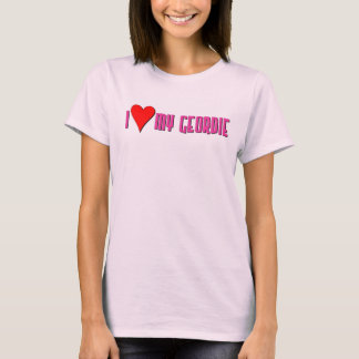 Camiseta I "corazón" mi Geordie