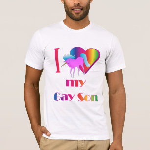 Camiseta I corazón mi hijo gay