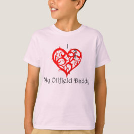 Camiseta I "corazón" mi papá del olfield