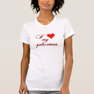 Camiseta I "corazón" mi policía