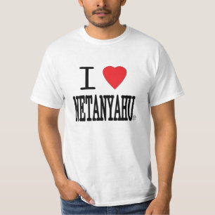 Camiseta I corazón Netanyahu