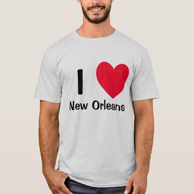 Camiseta I corazón New Orleans (Anverso)