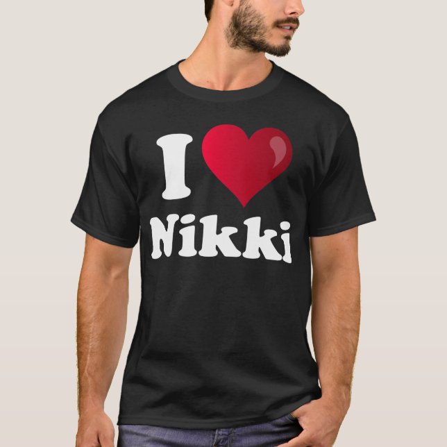 Camiseta I corazón Nikki (Haley) (Anverso)