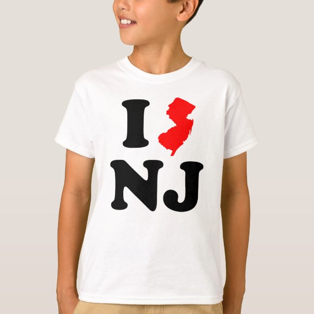 Camiseta I corazón NJ (Anverso)