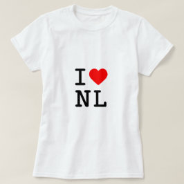 Camiseta i corazón NL