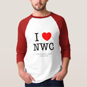 Camiseta I corazón NWC - rojo