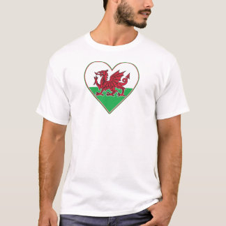 Camiseta I corazón País de Gales