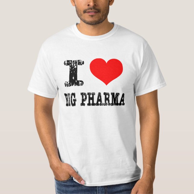 Camiseta I corazón Pharma grande (Anverso)