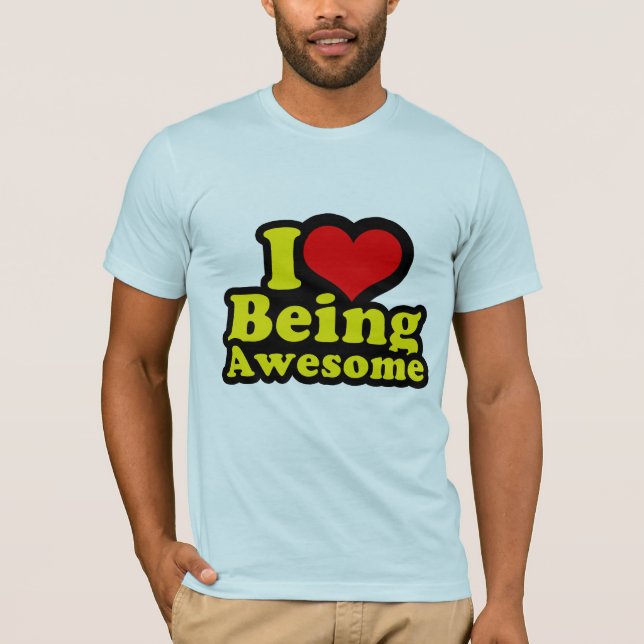 Camiseta I corazón que es impresionante (Anverso)