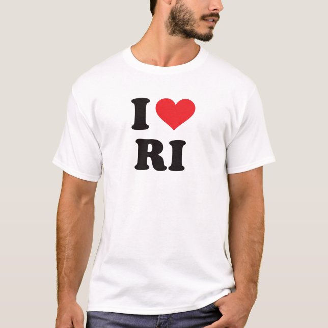 Camiseta I corazón RI - Rhode Island (Anverso)