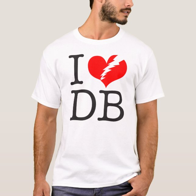 Camiseta I (corazón roto) DB Light T-Shirt (Anverso)