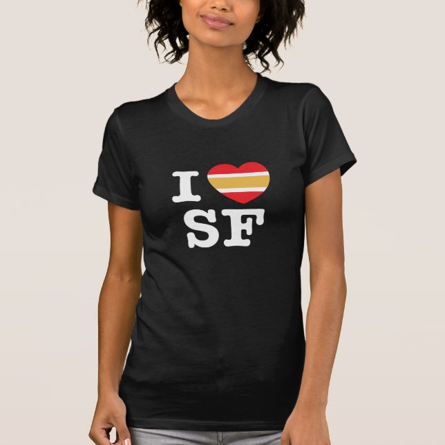 Camiseta ¡I corazón San Francisco! (Anverso)
