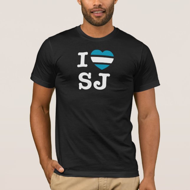 Camiseta ¡I corazón San Jose! (Anverso)