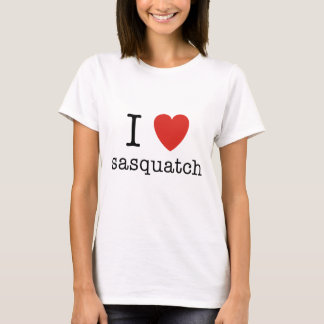 Camiseta I corazón Sasquatch