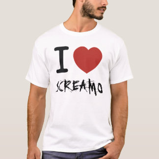 Camiseta I corazón SCREAMO