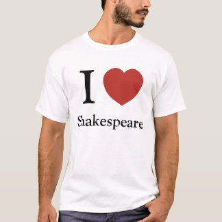Camiseta I corazón Shakespeare