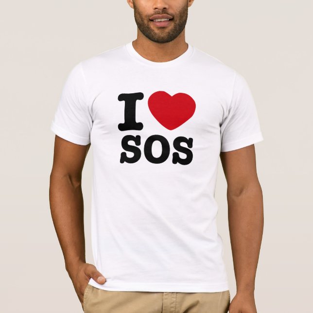 Camiseta i corazón SOS (Anverso)