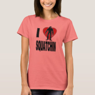 Camiseta I corazón Squatchin