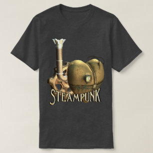 Camiseta I corazón Steampunk