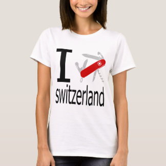 Camiseta I corazón Suiza