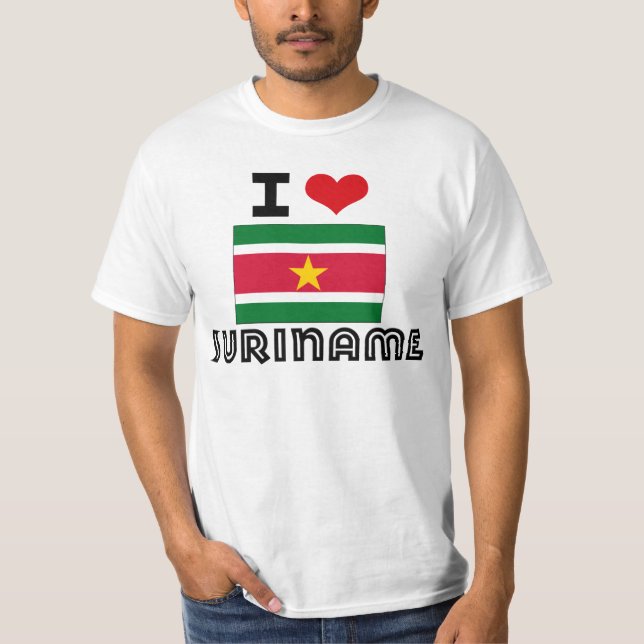CAMISETA I CORAZÓN SURINAME (Anverso)