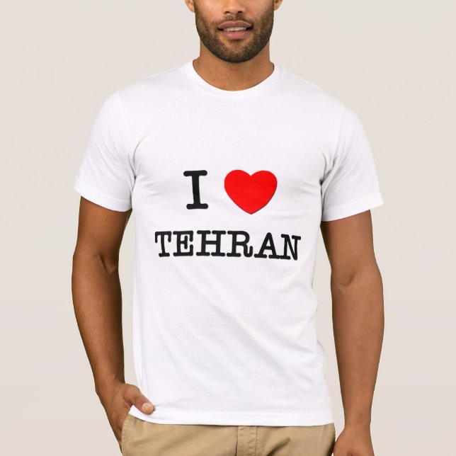Camiseta I corazón TEHERÁN (Anverso)