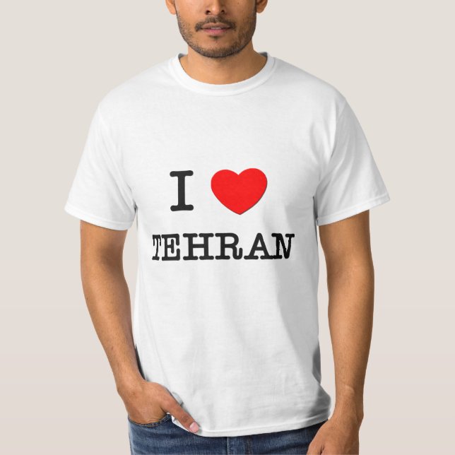 Camiseta I corazón TEHERÁN (Anverso)