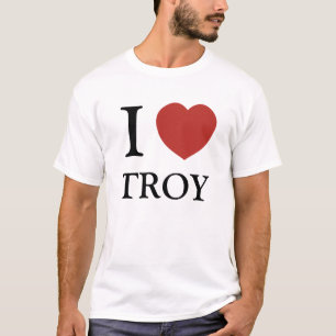 Camiseta I corazón Troy