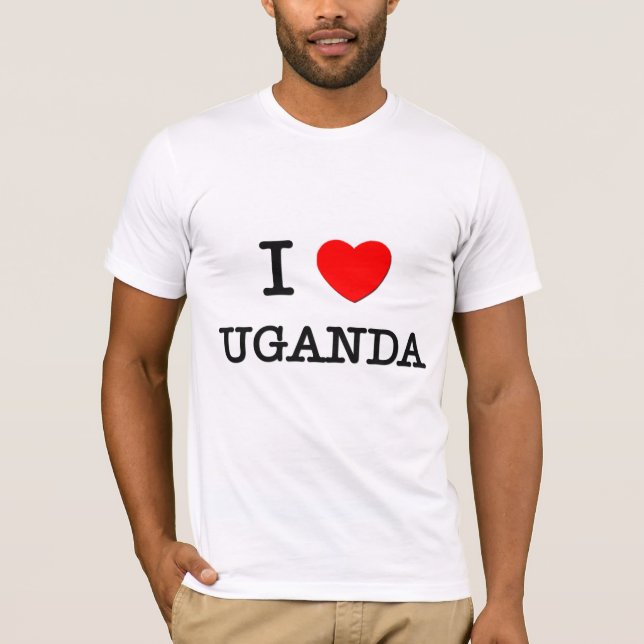 CAMISETA I CORAZÓN UGANDA (Anverso)