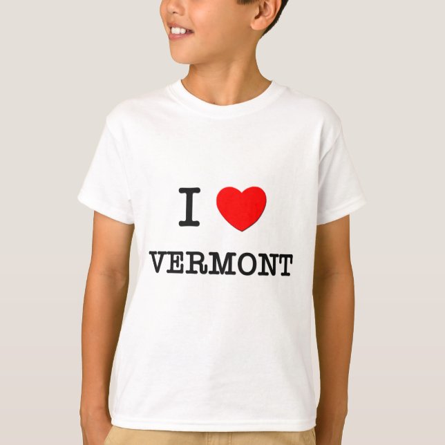CAMISETA I CORAZÓN VERMONT (Anverso)