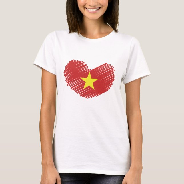 Camiseta ¡I corazón Vietnam! (Anverso)