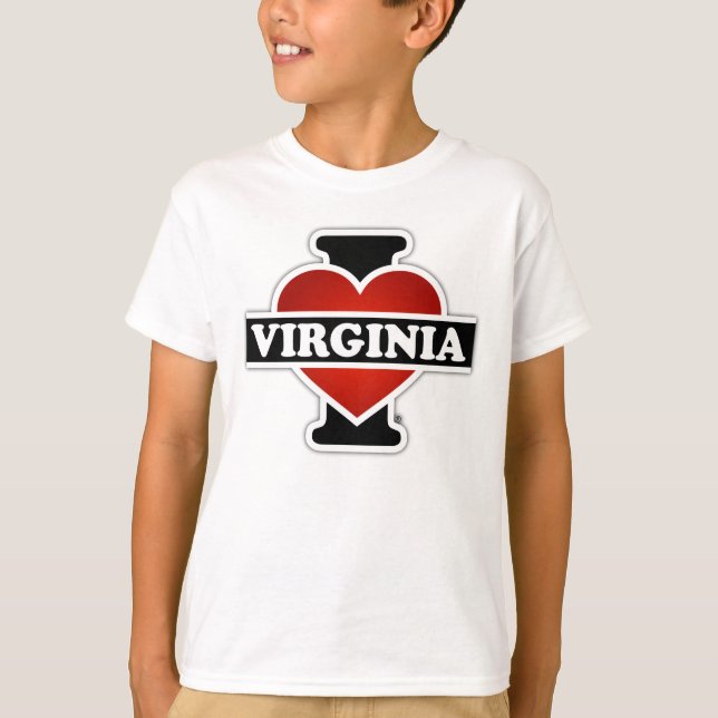 Camiseta I corazón Virginia (Anverso)
