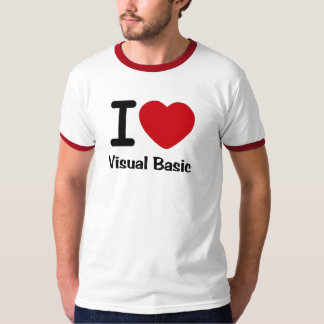Camiseta I corazón Visual Basic