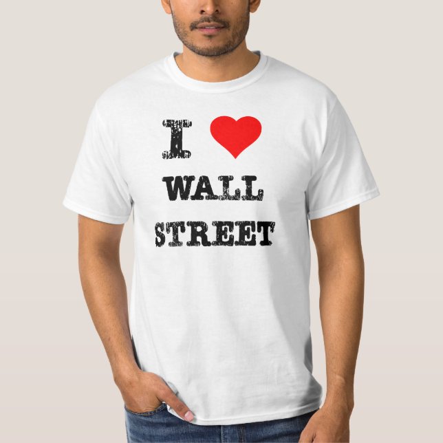 Camiseta I corazón Wall Street (Anverso)