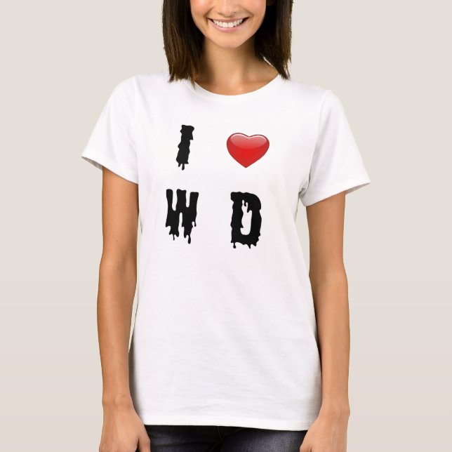 Camiseta I corazón WD (Anverso)