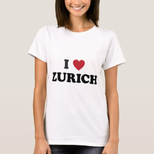 Camiseta I corazón Zurich Suiza