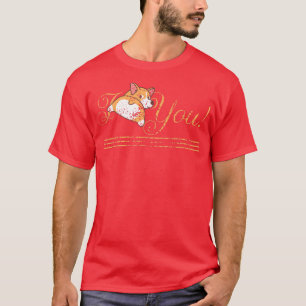 Camiseta I Corgi You Funny Corgi Butt Perg Lover Pembrok