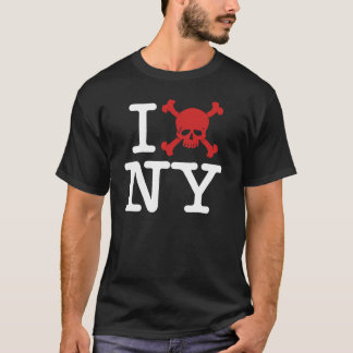 Camiseta I "cráneo" NY