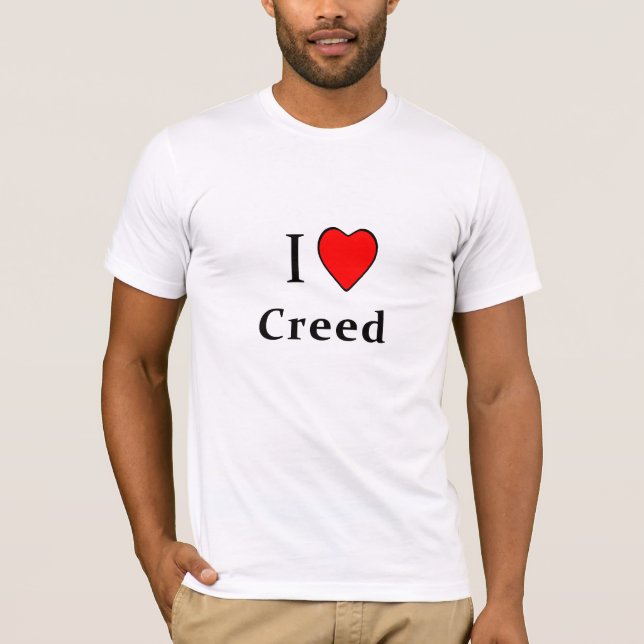 Camiseta I credo del corazón (Anverso)